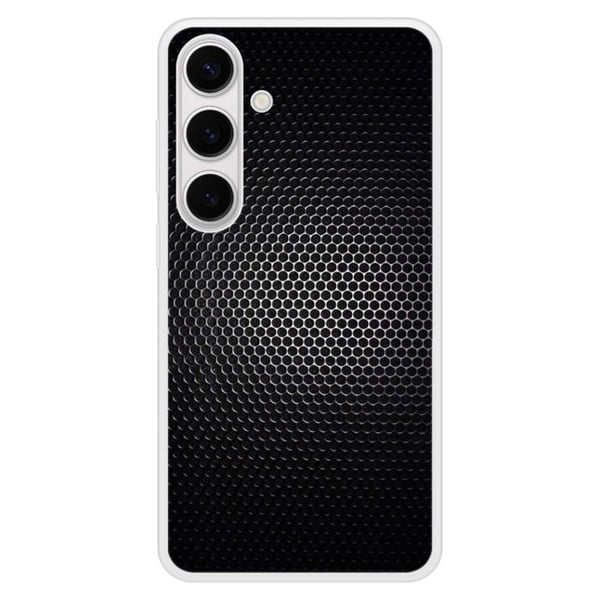 Siliconförstärkt tryckt skal kompatibelt med Samsung Galaxy S24 Plus Dark Metal