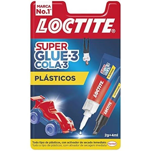 Instant lim - LOCTITE - Svåra plaster - 4 ml - 2 gr - Snabblim för plaster