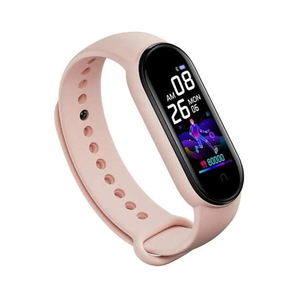 Smart Armband - AVIZAR - Fire Edition - Vattentät IP67 - Stegräknare - Uppladdningsbar USB