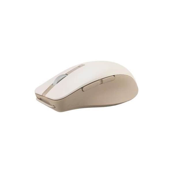 Trådløs mus - Asus - MD200 Silent Plus - 4200 Dpi - 6 programmerbare knapper - Havremælk