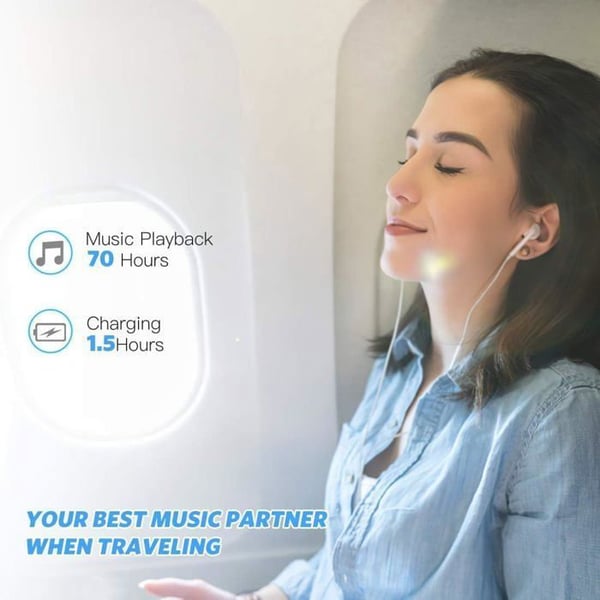 MP3-spelare AGPTEK - 16GB - 1,8” skärm - FM-radio - Batteritid upp till 70 timmar - Roséguld