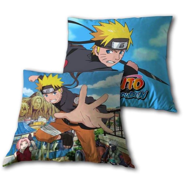 Kudde - Educa Borras - Naruto Shippuden - Blå - Syntetisk - Fyrkantig