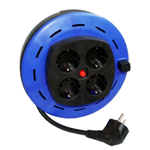 Kabelrulle - ELECTRO DH - 36.305 - 5 meter - 3 x 1.5mm - Inkluderad säkerhetstermostat