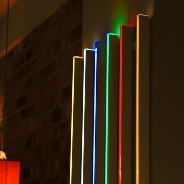 PROVISTON Aluminiumprofil LED 27 x 16 x 2000 mm Anodiserad silver LED-belysning Indirekt belysning LED-stänger 1 styck
