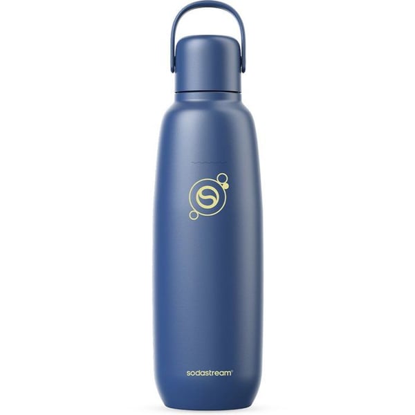 SODASTREAM Isolerad Flaska - Fizz&Go Cool - Kapacitet 0,9L - Rostfritt Stål - Blå