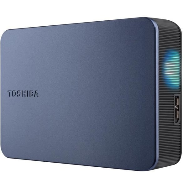 TOSHIBA Canvio Gaming extern hårddisk - 2,5" - 4 To - USB 3.2 Gen 1 - Kompatibel med PlayStation / Xbox / PC - Silver