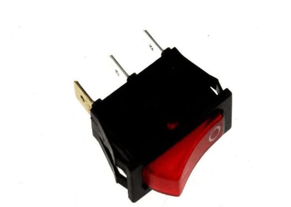 KYLSKÅPSBRYTARE 292627350 SWITCH 12 V RÖD