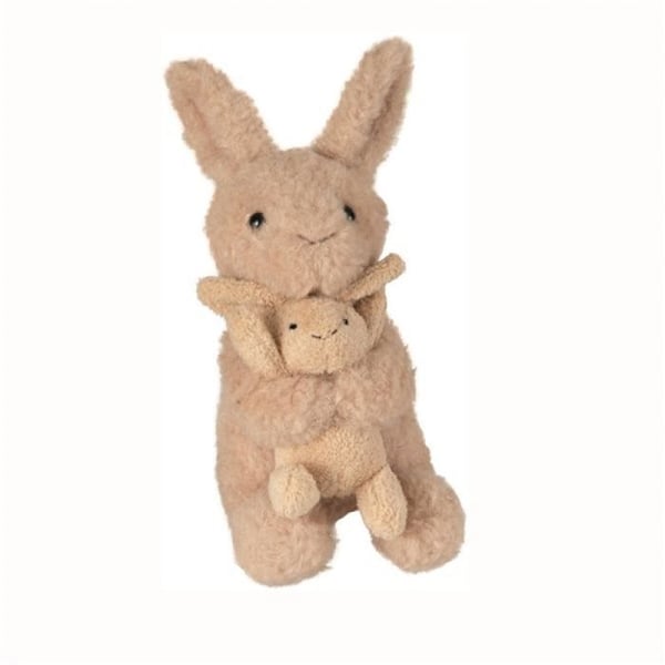 Emile med bebis Small Doudou - EGMONT TOYS - Gosedjur/Doudous - Beige - Gosedjur