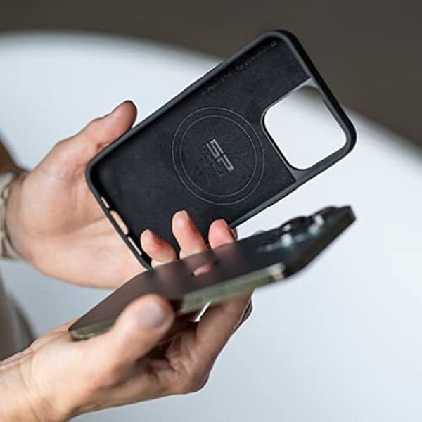 Telefonskal - SP CONNECT - S23 Ultra - Mjuk - Svart - Lätt att använda