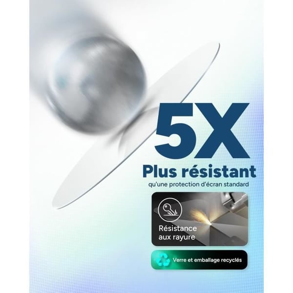 ZAGG InvisibleShield Glass Elite VisionGuard Skärmskydd i Härdat Glas för iPhone 16 Pro 6,3-tum