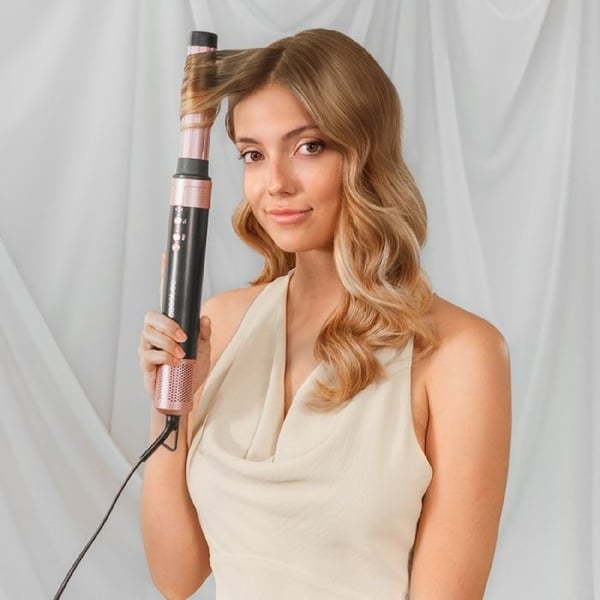 Multifunktionel blæsestift - Bamba - CeramicCare 14i1 - 1400W - Coanda-teknologi - Sort