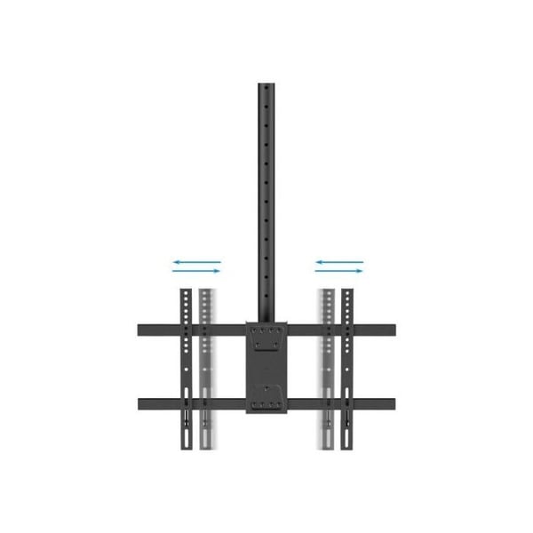 Takfäste - TOOQ - LPCE2286TSLI-XL-B - För 2 skärmar 43"-86" - Svart - Metall