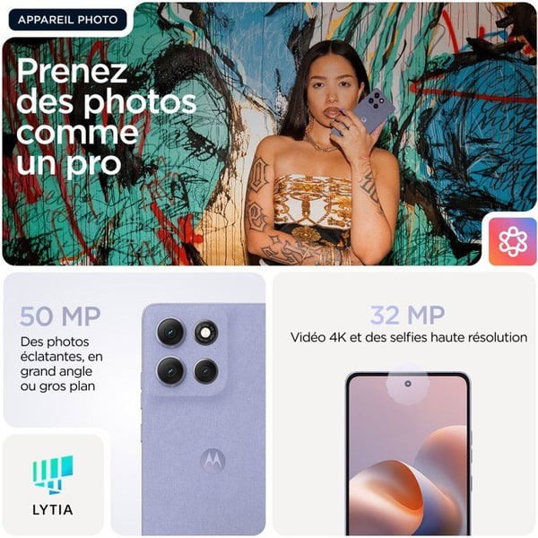 MOTOROLA - G86 - 8/256 GB - Lila