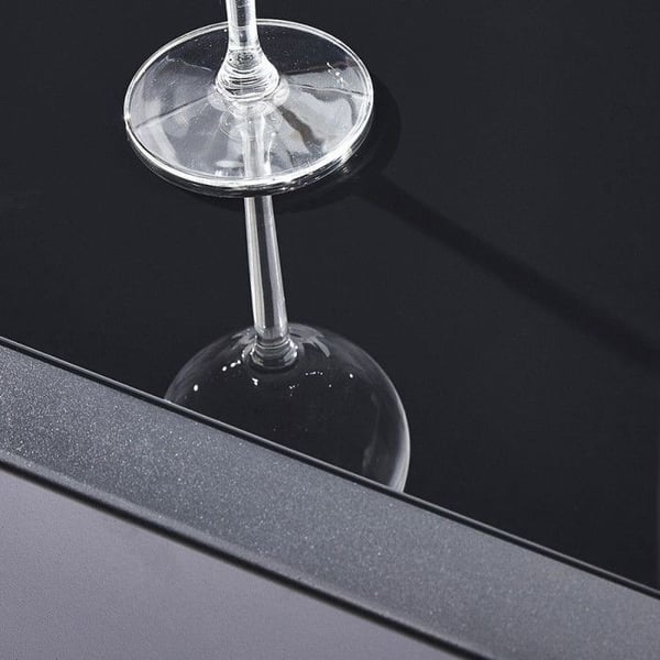 Modulo T 4 / 8 Full Black Glass Trädgårdsbord Wilsa Garden