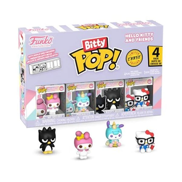 Figur - Funko - Bitty Pop! Sanrio - My Melody - 4 Pack - Mini-Figuriner Mystéer med Sällsynta Varianter