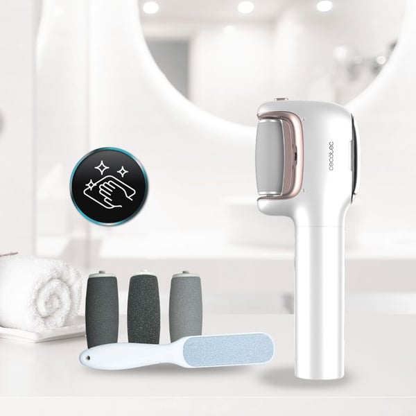 Cecotec Lime Elektrisk med Uppladdningsbart Batteri SkinCare Dampfina. Ångfunktion 3 Huvuden Vattentålig