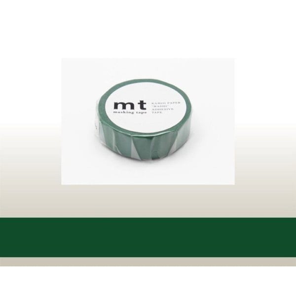 Maskeringstejp - Maskeringstejp MT 1,5 cm Uni grön påfågel