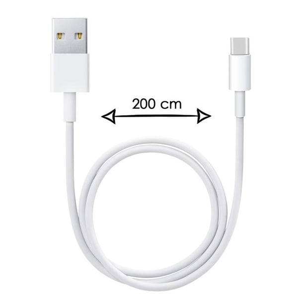 USB-C-kabel - PH26 - Oppo A20 - 2 Meter - Snabbladdning - Synkronisering