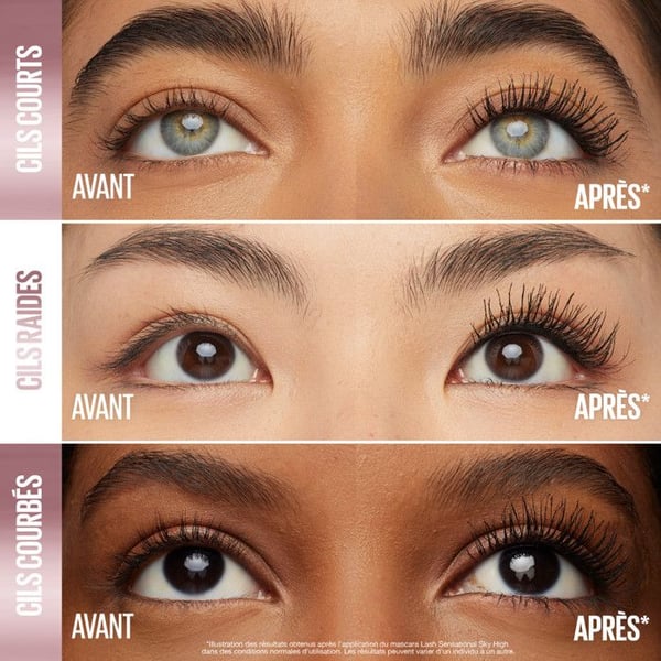 Mascara - LASH SENSATIONAL SKY HIGH - Roséguld - Förlängande - Volym