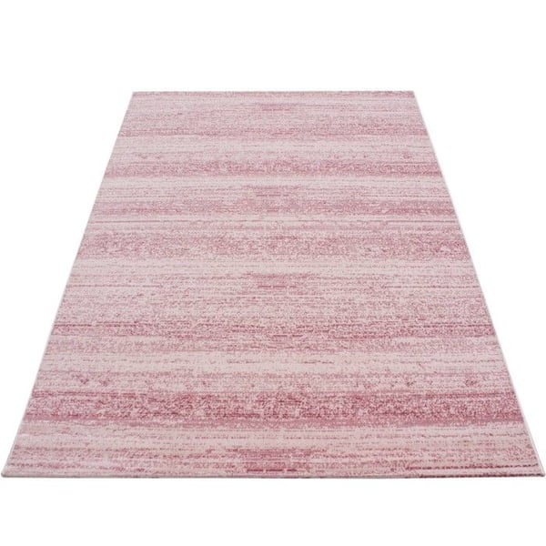 Modernt Vardagsrum Matta Design Enfärgad Rosamönstrad (160x230 cm)