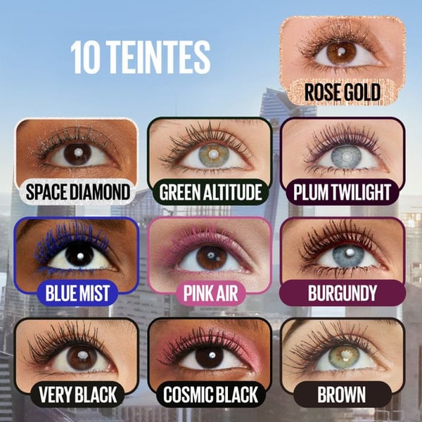 Mascara - LASH SENSATIONAL SKY HIGH - Roséguld - Förlängande - Volym