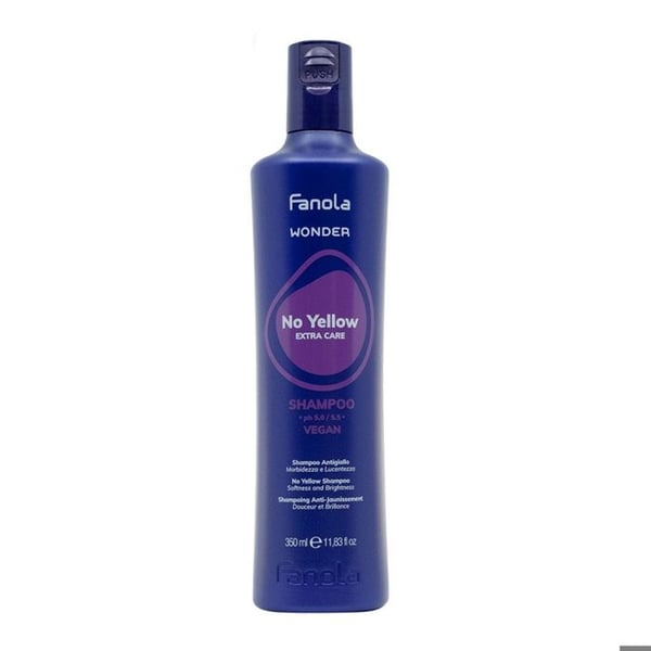 Fanola Wonder No Yellow Extra Care Shampoo 350ml - anti-gult schampo