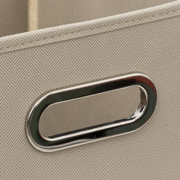 Förvaringslåda 31 x 31 x 31 cm Atmosphera - Lin - 2 förvaringslådor
