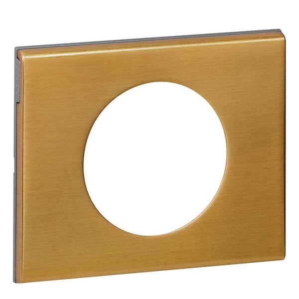 Avslutningsplåt - LEGRAND - Céliane - 1 stolpe - Metall - Förgylld brons