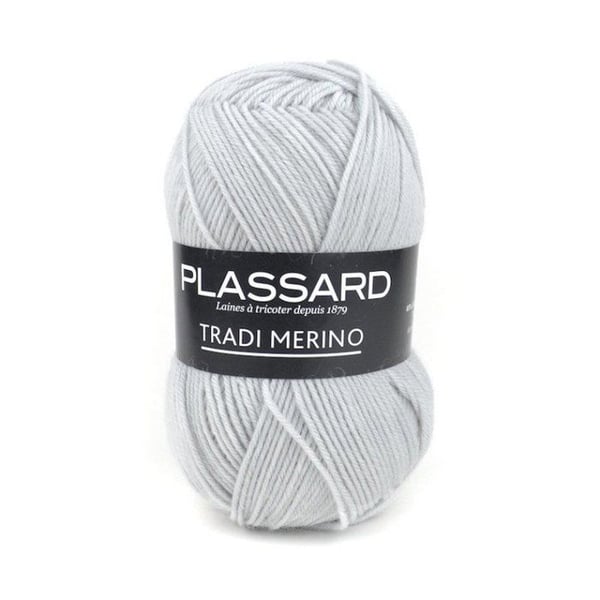 Plassard - Tradi-Merino Plassard 10 Gråblå