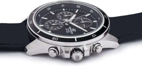 Casio Watch - Herr - EFR-526L-2CVUEF - Blått läder - 42 mm - 10 bar