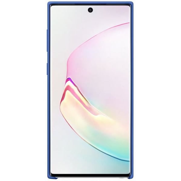 Blått silikonfodral Note10