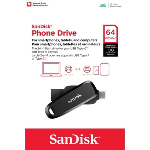 SanDisk Telefon - USB-minne - 256