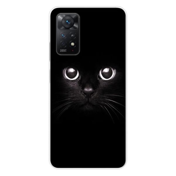 Tryckt silikonfodral kompatibelt med Xiaomi Redmi Note 11 Pro Plus 5G Cat Eyes