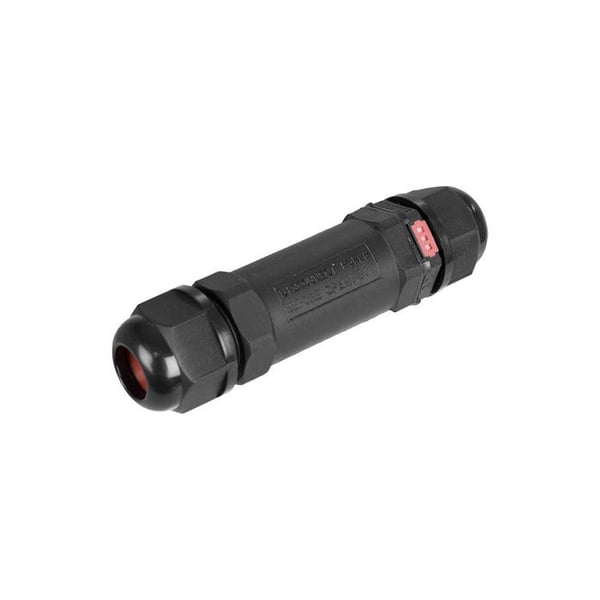 Anslutning Belysning Med Antikondensationsventil 10x2,6cm 3p Ip68 Black Series (retraktabel) Solera Ce-3pv