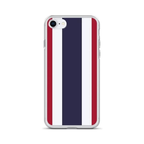 Mobilskal - PIXELFORMA - iPhone 7 - Thailands flagga - Transparent plast - TPU