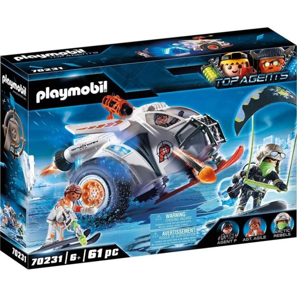 Spy Team snöfordon - PLAYMOBIL - 70231 - För barn från 18 månader och uppåt - Färg Blå