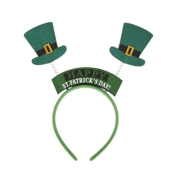 Hårband - St Patrick Hattar - Sankt Patrick - Hatt - Festtillbehör