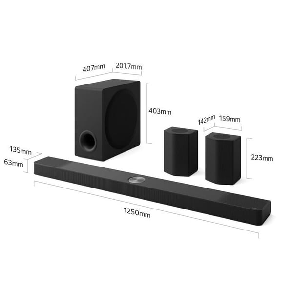 LG S95TR Ljudbalk 810 Watt AI-kompatibel