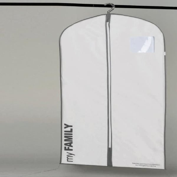 Opbevaringspose - COMPACTOR - Lang hvid WOS pose - 100% polypropylen - Non-woven fiber - Gennemsigtig