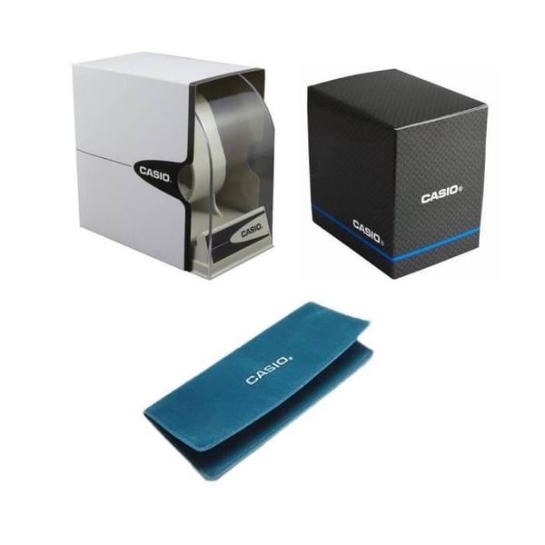Klocka - CASIO - LTP-V004G-1B - Svart - Rostfritt stål - 30mm
