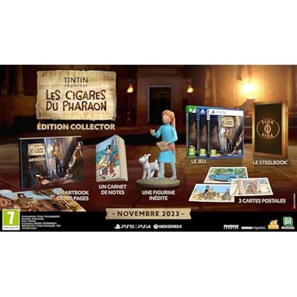 Videospel - MICROÏDS - TINTIN REPORTER - FARONENS CIGARER - Samlarutgåva - PS4