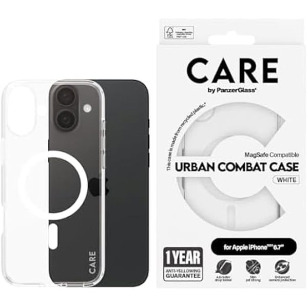 Fodral - PANZERGLASS - iPhone 16 Plus - 4,6 m fallskydd - Anti-repa - MagSafe