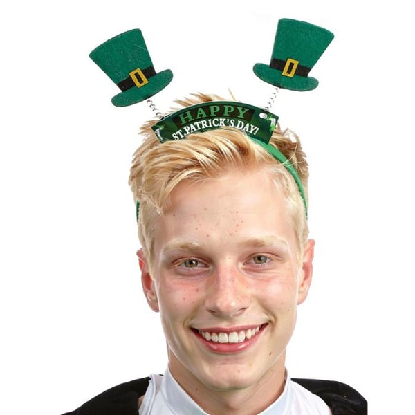 Hårband - St Patrick Hattar - Sankt Patrick - Hatt - Festtillbehör