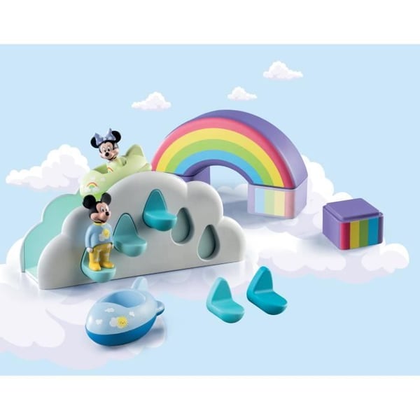 PLAYMOBIL 1.2.3 - Musse och Minnies molnhus - Disney - 16 delar
