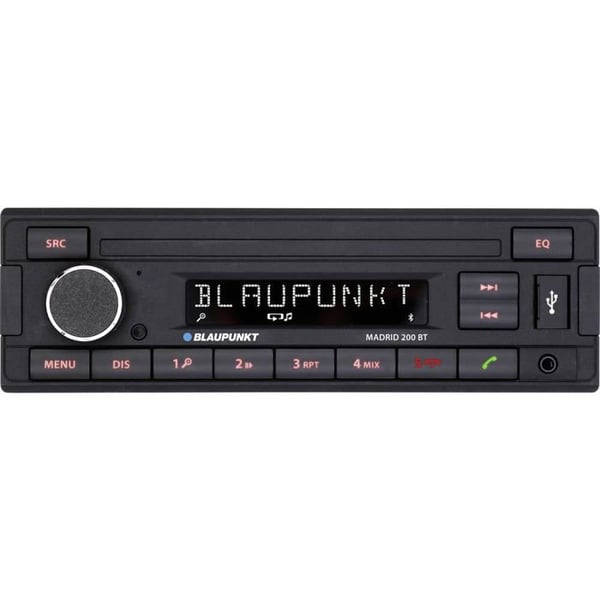 Bilradio - BLAUPUNKT - Madrid 200 BT - Bluetooth - Radio/CD/MP3 - DIN unik Bilradio - BLAUPUNKT - Madrid 200 BT - Bluetooth - Radio/CD/MP3 - DIN unik