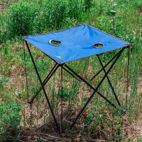 Campingbord - KING CAMP - Fällbart bord - Blå - Fällbar - Camping