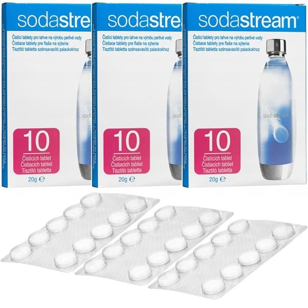 Rengöringstabletter - SodaStream - Rengöringstabletter 10x3 - Avkalkning av flaskor och karaffer
