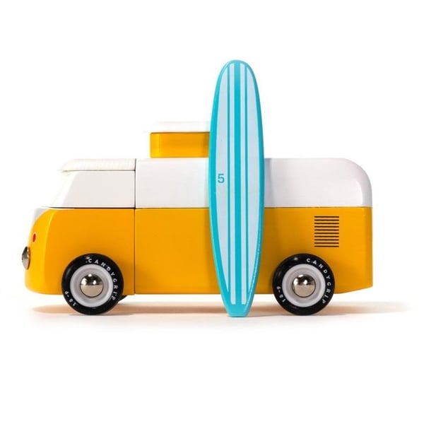 Candylab Toys - VW Beach Bus solnedgång gul - DAM