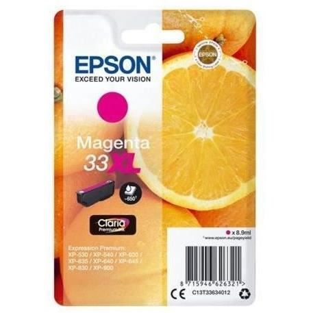 EPSON T3363 XL magenta blækpatron - appelsiner (C13T33634012)