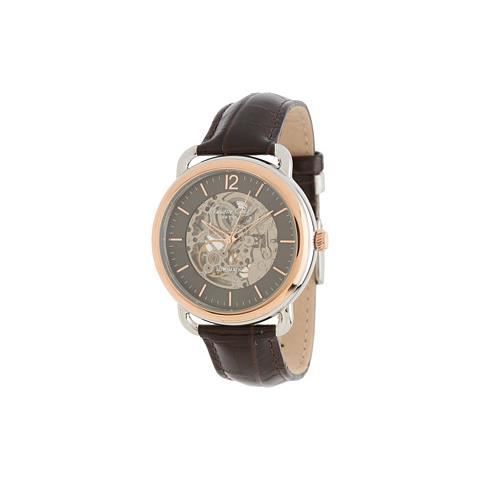 Klocka - Kenneth Cole - KC8016 - Kvarts - Analog - Brunt läder